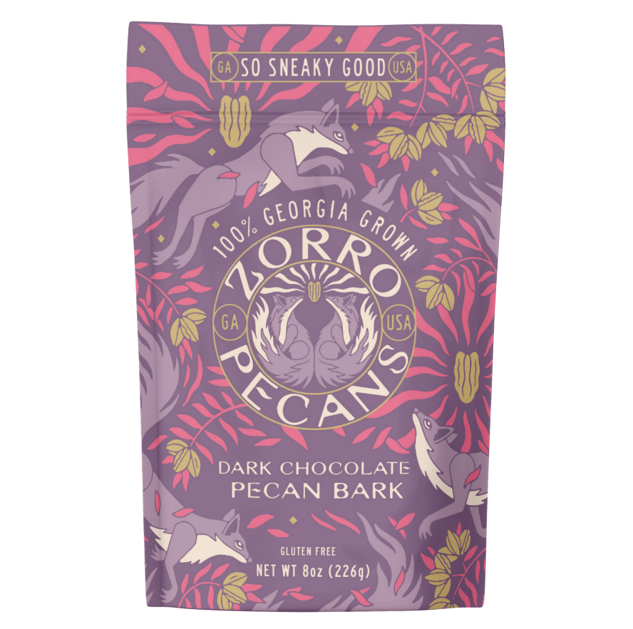 Dark Chocolate Pecan Bark - 8oz