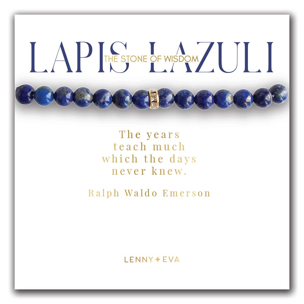 Gemstone Sparkle Bracelet - Lapis Lazuli