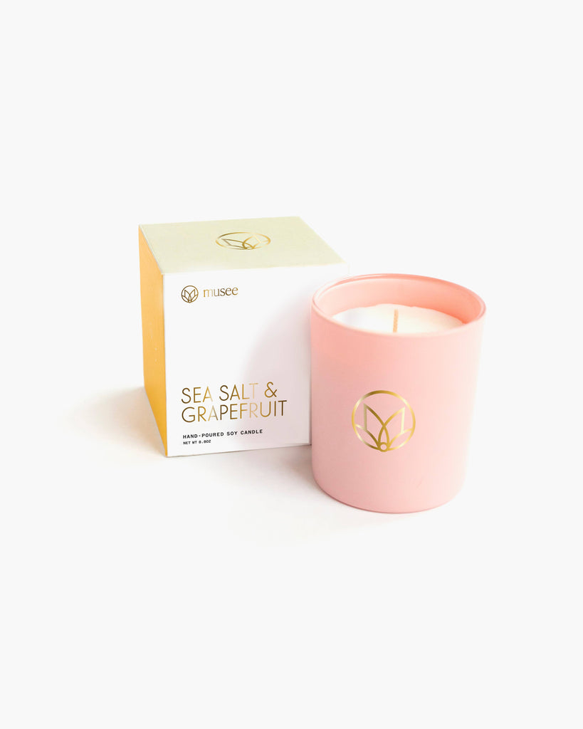 Sea Salt and Grapefruit Candle The Flourish Market
