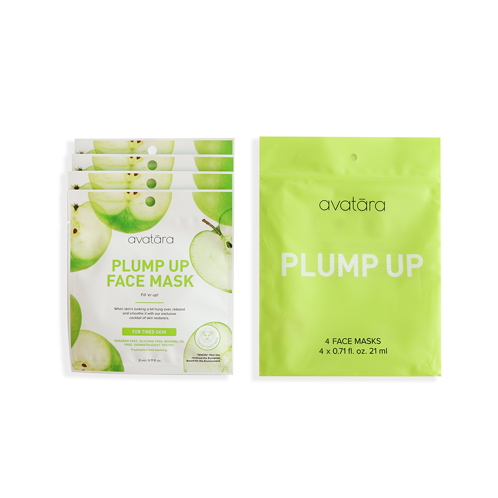 Plump Up Face Mask - 4 pack