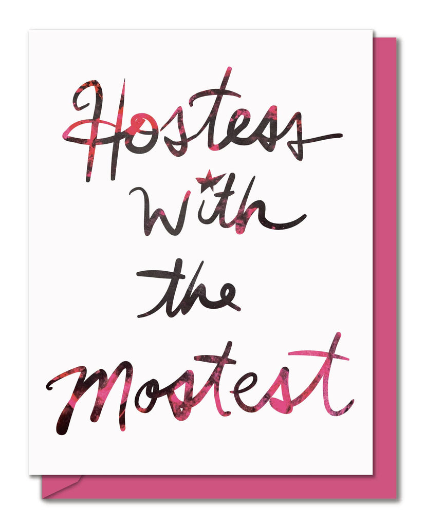 Hostess with the Mostest – Thank You Card
