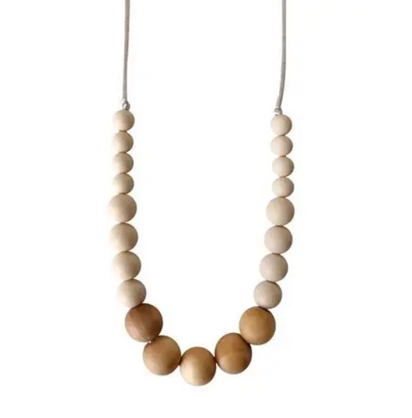 The Landon -- Cream Teething Necklace