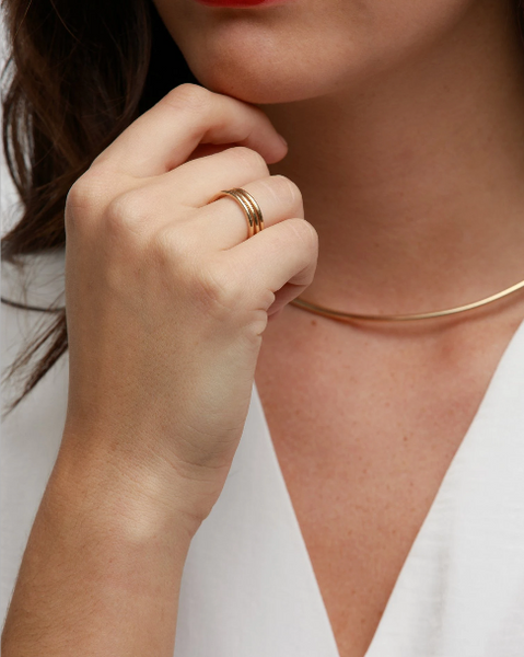 Contour Ring - Gold