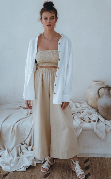Romania Oversized Shirt -- Off White