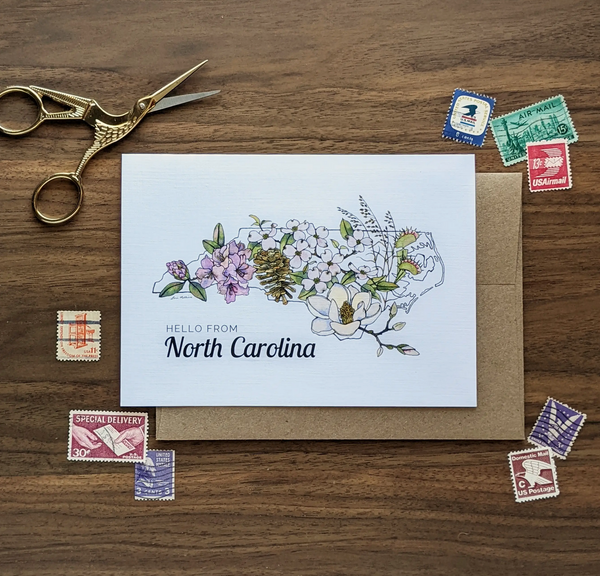 North Carolina Native Plants Greeting Card (5-Pack)