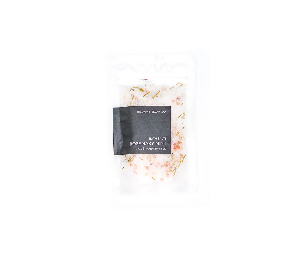 Botanical Bath Salts -- Rosemary Mint