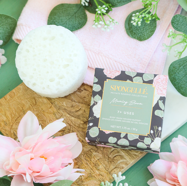 Spongelle Travel Body Buffer -- Morning Bloom