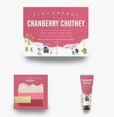 2 Piece Holiday Gift Set - Cranberry Chutney