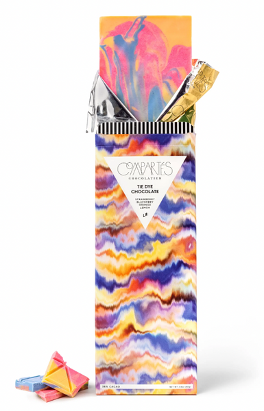 Tie-Dye Rainbow Chocolate Bar