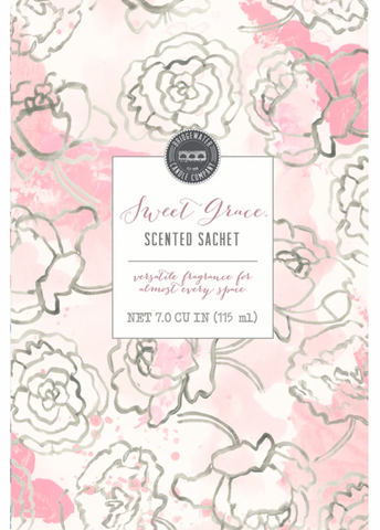 Flourish Signature Scent Sachet -- Pink Floral Pattern