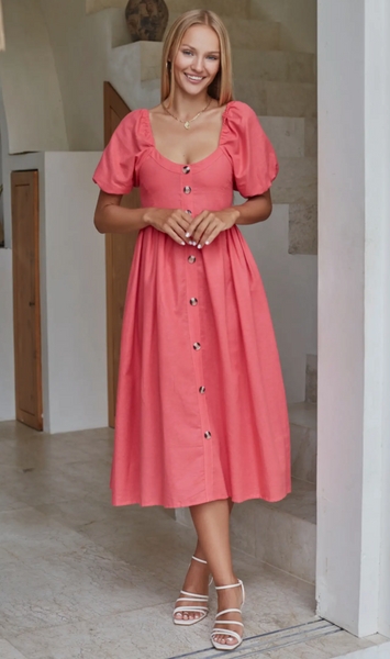 Adele Dress -- Pink Punch