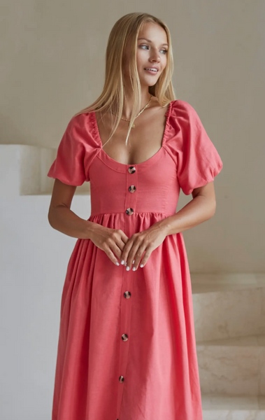 Adele Dress -- Pink Punch