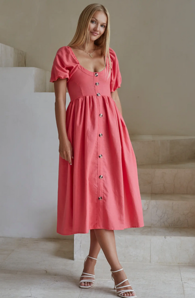 Adele Dress -- Pink Punch