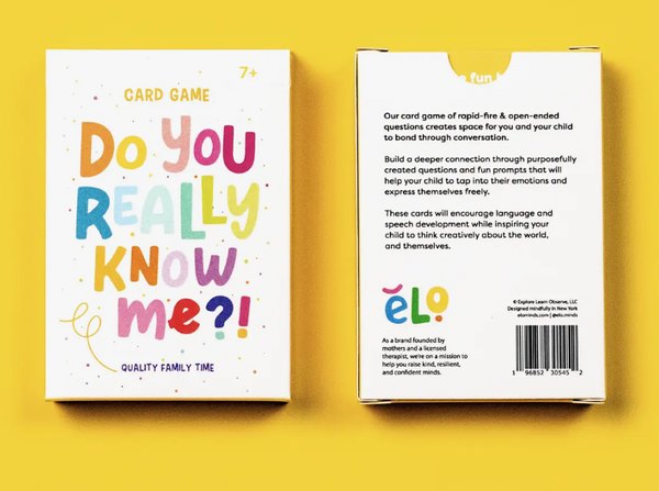 Do You Really Know Me? Family Card Game