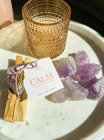 CALM Intention Bundle - Palo Santo + Amethyst