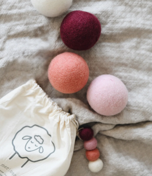 Dryer Balls - Pink, Set of 4