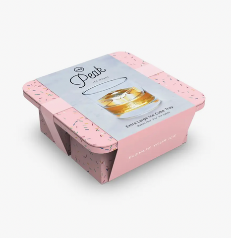 Extra Large Ice Tray - Speckled Pink