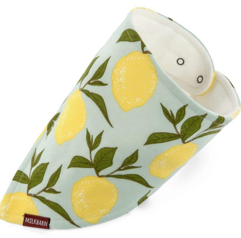 Organic Kerchief Bib - Lemon