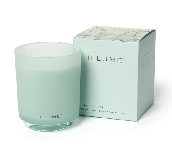 Fresh Sea Salt Boxed Glass Candle