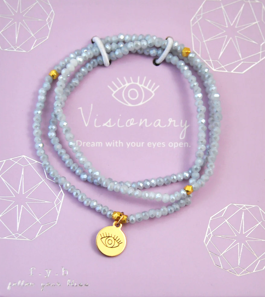 Visionary Wrap Bracelet - Powder Blue