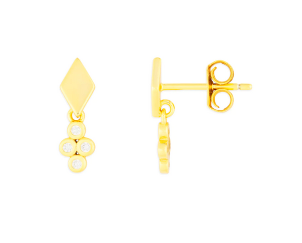 Kennedy Studs - Gold