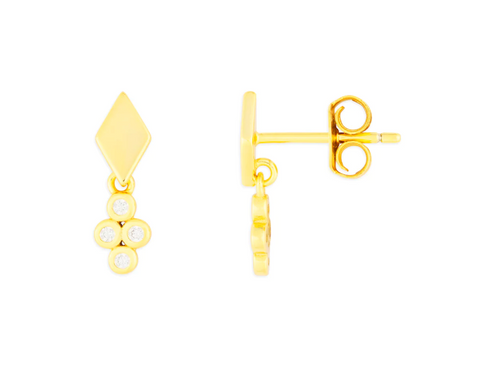 Kennedy Studs - Gold