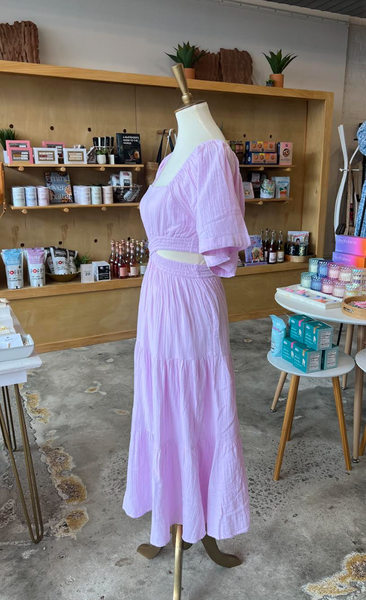 Geraldine Dress -- Lilac