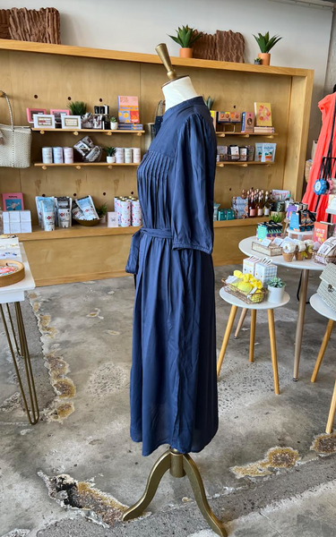 Maya Dress -- Navy