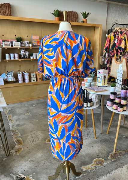 Halsten Dress -- Blue