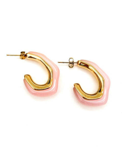 Elsa Earrings - Pink